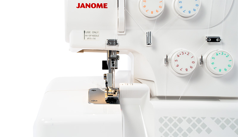 Janome 8004D Spacious work area